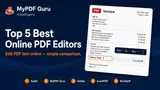 Top 5 Best Online PDF Editors